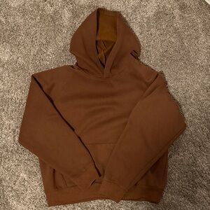 Brown Hooded Sweatshirt